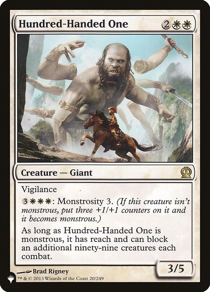 Image for Hundred-Handed One (20/249) [The List Reprints] - Magic: The Gathering