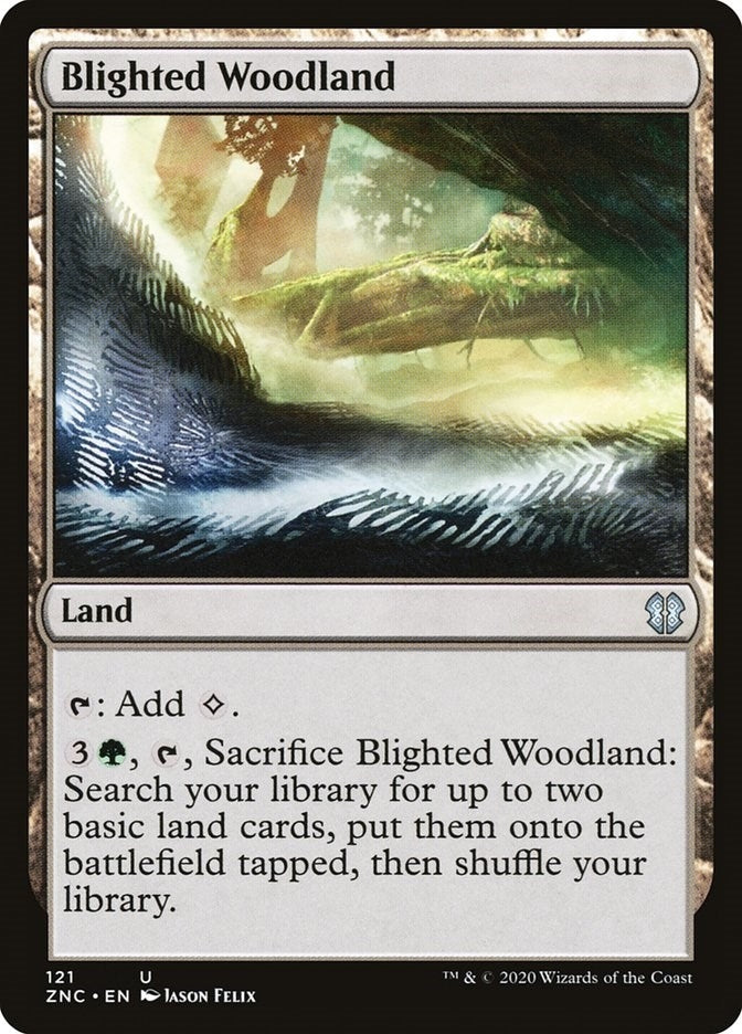 Image for Blighted Woodland (121) [Zendikar Rising] - Magic: The Gathering