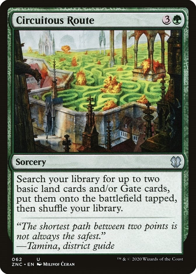 Image for Circuitous Route (62) [Zendikar Rising] - Magic: The Gathering