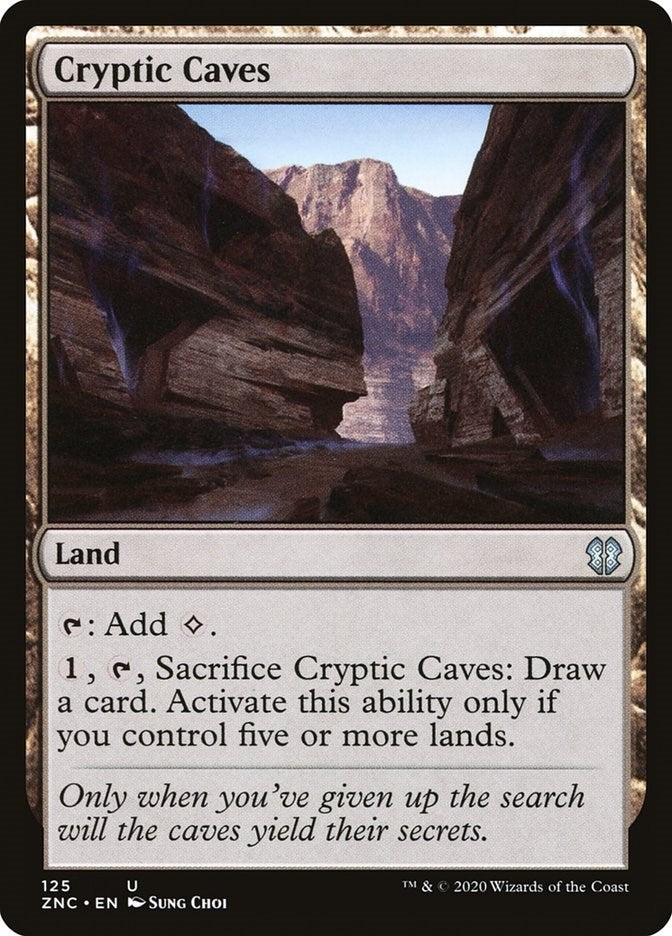 Image for Cryptic Caves (125) [Zendikar Rising] - Magic: The Gathering