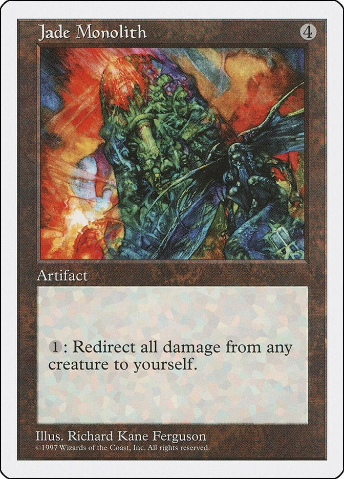 Image for Jade Monolith [Fifth Edition] - Magic: The Gathering