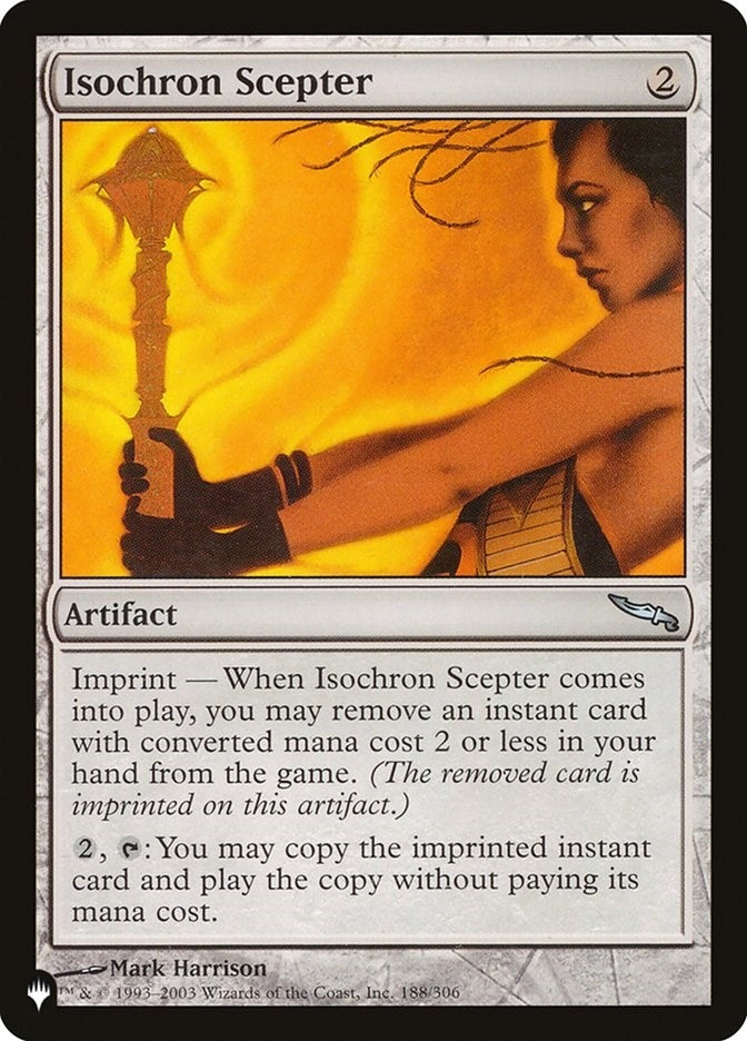 Image for Isochron Scepter (188/306) [The List Reprints] - Magic: The Gathering