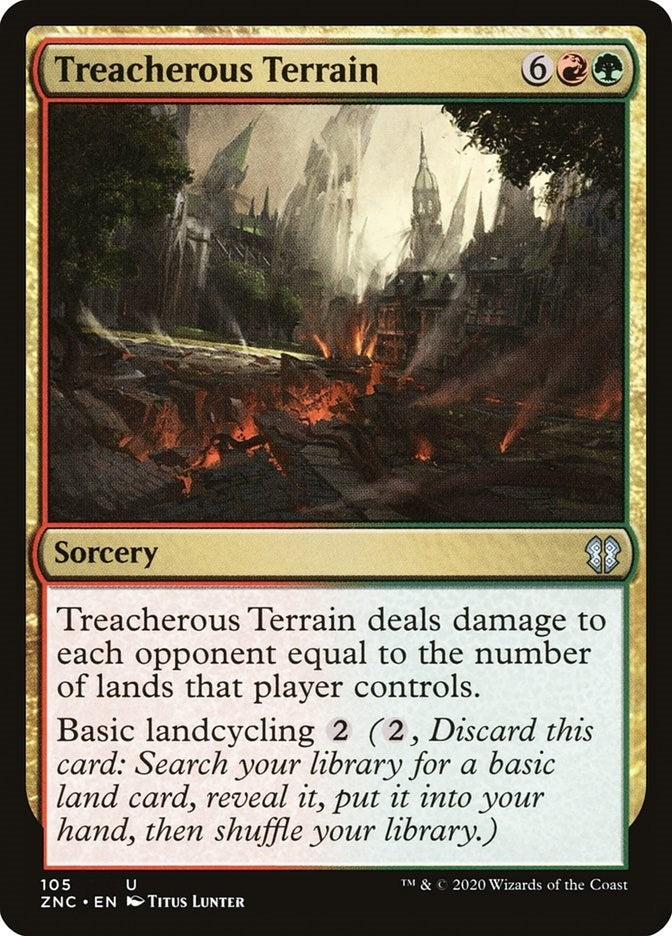 Image for Treacherous Terrain (105) [Zendikar Rising] - Magic: The Gathering