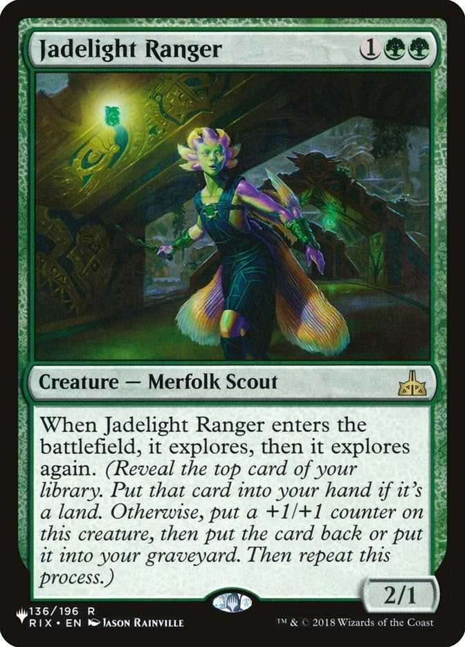 Image for Jadelight Ranger (136/196) [The List Reprints] - Magic: The Gathering
