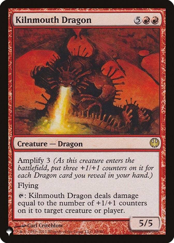Image for Kilnmouth Dragon (59/81) [The List Reprints] - Magic: The Gathering