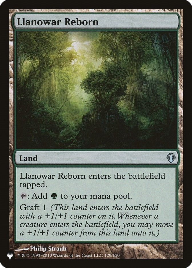 Image for Llanowar Reborn (129/150) [The List Reprints] - Magic: The Gathering