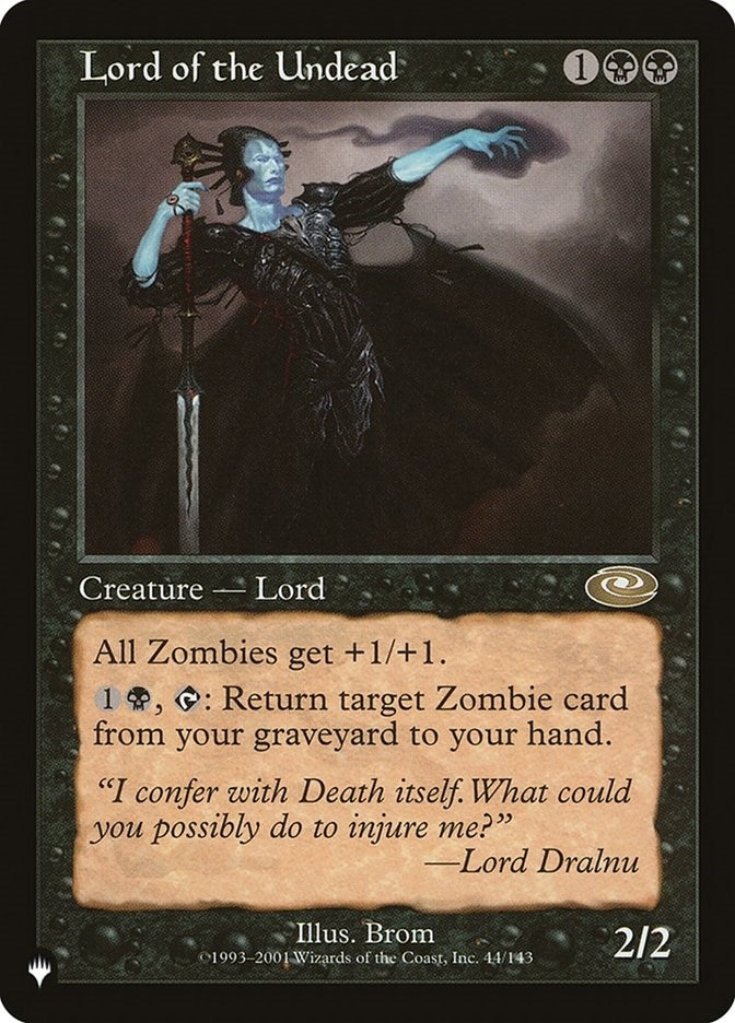 Image for Lord of the Undead (44/143) [The List Reprints] - Magic: The Gathering