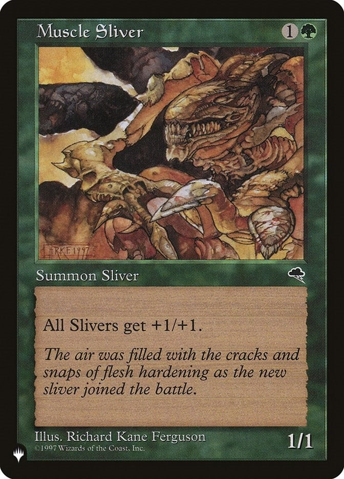 Image for Muscle Sliver [The List Reprints] - Magic: The Gathering