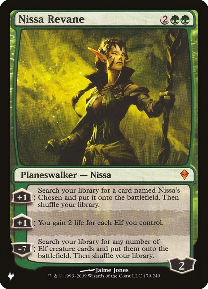 Image for Nissa Revane (170/249) [The List Reprints] - Magic: The Gathering
