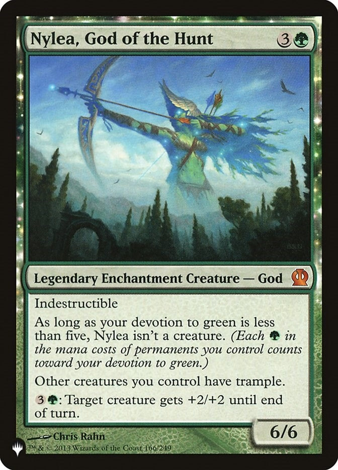Image for Nylea, God of the Hunt (166/249) [The List Reprints] - Magic: The Gathering