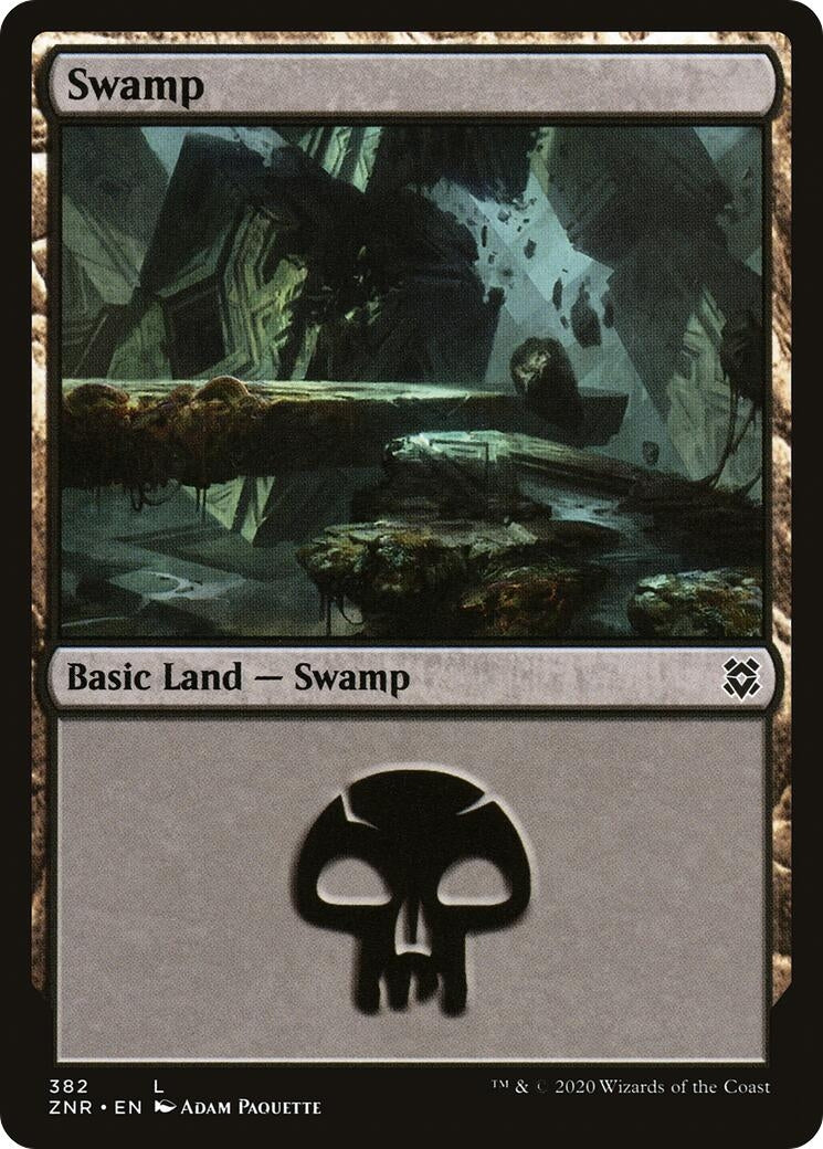 Image for Swamp (382) [Zendikar Rising] - Magic: The Gathering