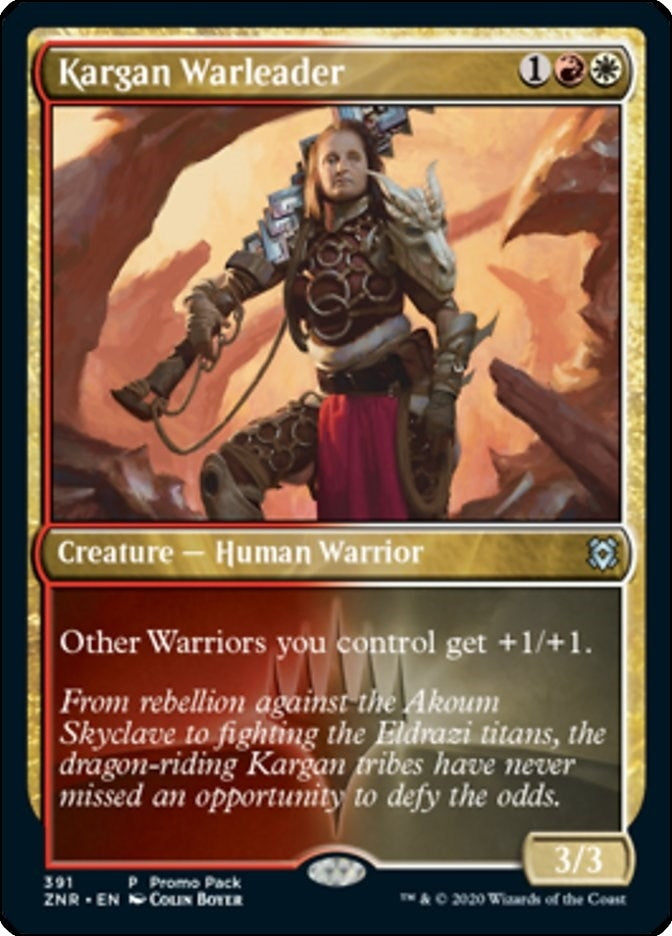 Image for Kargan Warleader (391) [Zendikar Rising] - Magic: The Gathering
