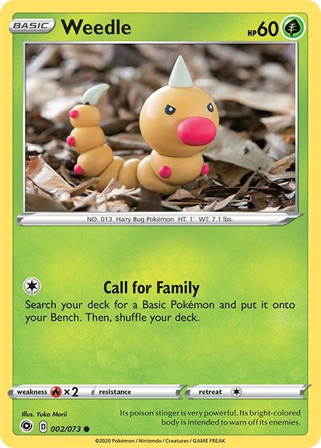 Image for Weedle (02/73) [Champion's Path] - Pokemon