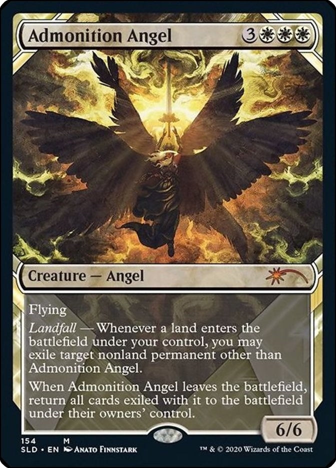 Image for Admonition Angel (154) [Secret Lair Drop Series] - Magic: The Gathering