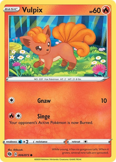Image for Vulpix (06/73) [Champion's Path] - Pokemon