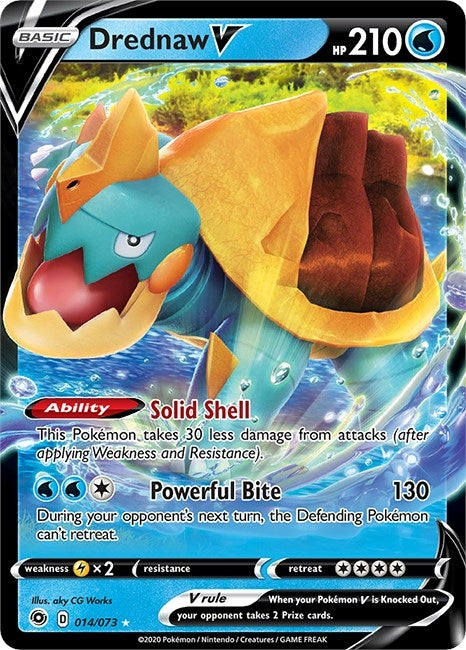 Image for Drednaw V (14/73) [Champion's Path] - Pokemon