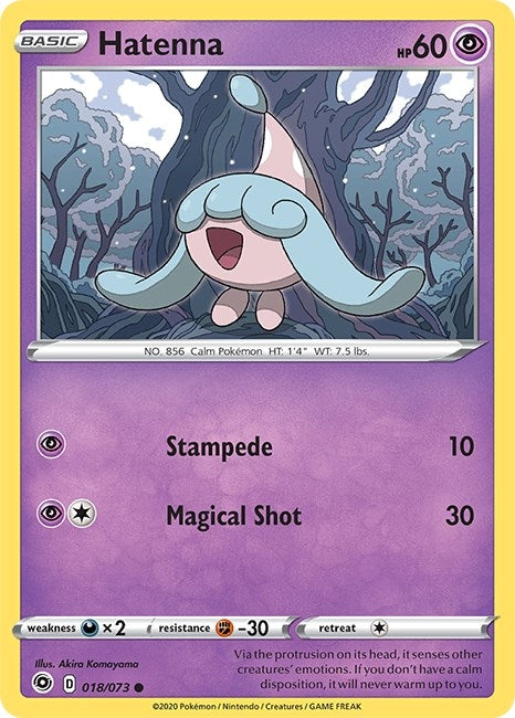 Image for Hatenna (18/73) [Champion's Path] - Pokemon