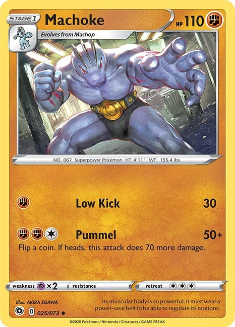 Image for Machoke (25/73) [Champion's Path] - Pokemon