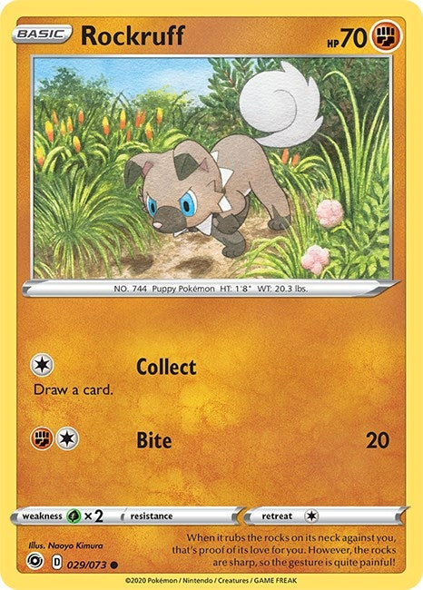 Image for Rockruff (29/73) [Champion's Path] - Pokemon