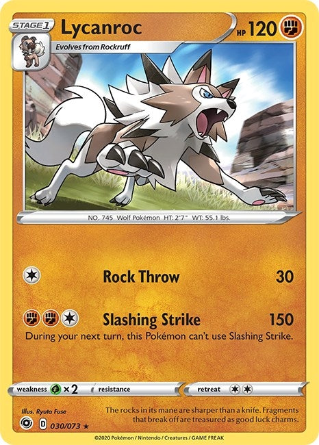 Image for Lycanroc (30/73) [Champion's Path] - Pokemon
