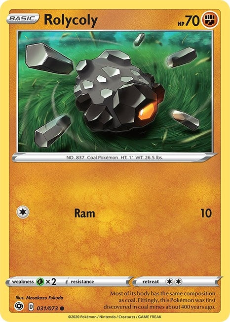 Image for Rolycoly (31/73) [Champion's Path] - Pokemon