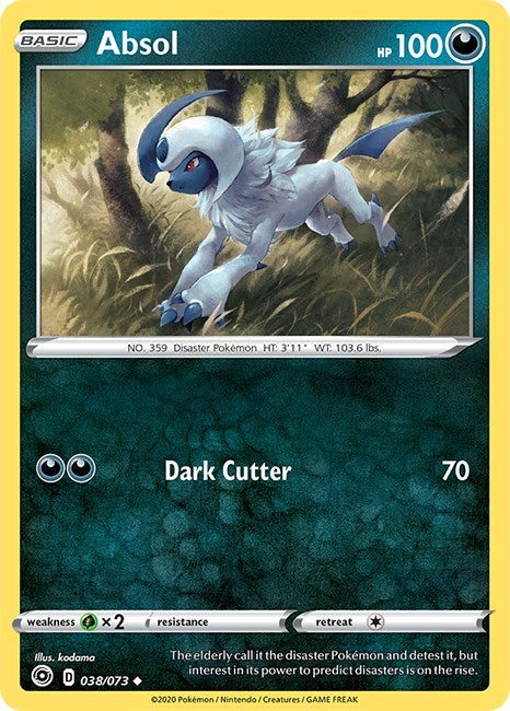 Image for Absol (38/73) [Champion's Path] - Pokemon