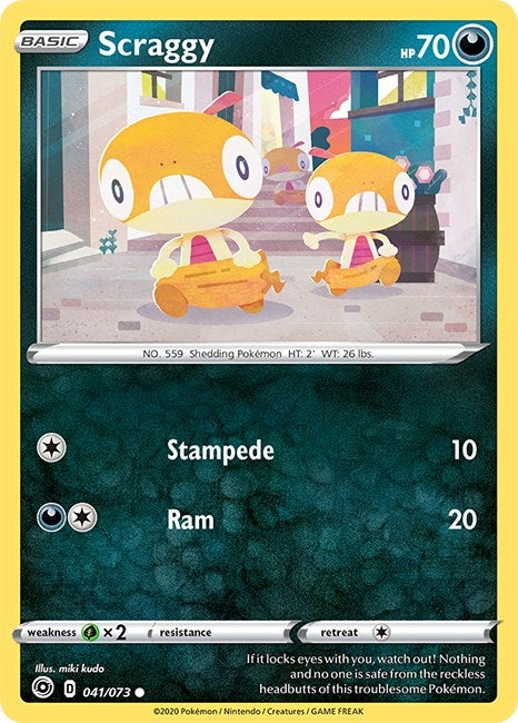 Image for Scraggy (41/73) [Champion's Path] - Pokemon