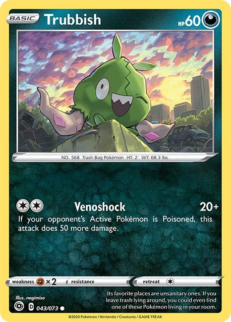 Image for Trubbish (43/73) [Champion's Path] - Pokemon