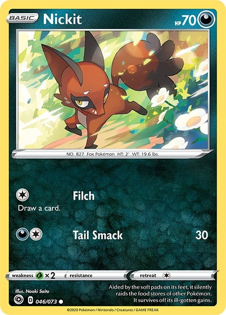 Image for Nickit (46/73) [Champion's Path] - Pokemon