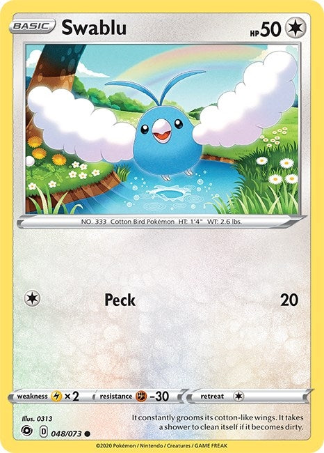 Image for Swablu (48/73) [Champion's Path] - Pokemon