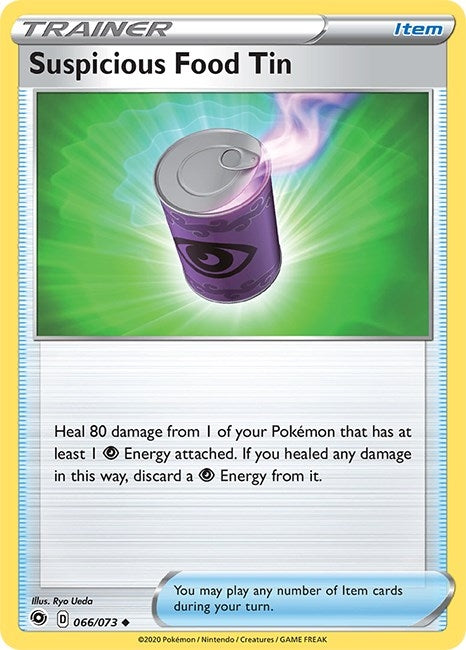Image for Suspicious Food Tin (66/73) [Champion's Path] - Pokemon