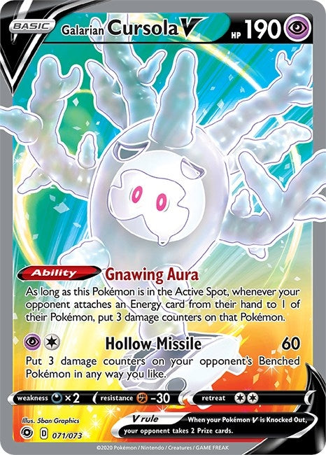 Image for Galarian Cursola V (Full Art) (71/73) [Champion's Path] - Pokemon