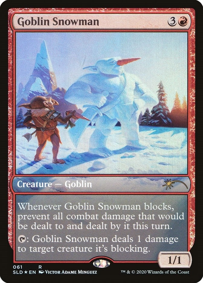 Image for Goblin Snowman (61) [Secret Lair Drop Series] - Magic: The Gathering