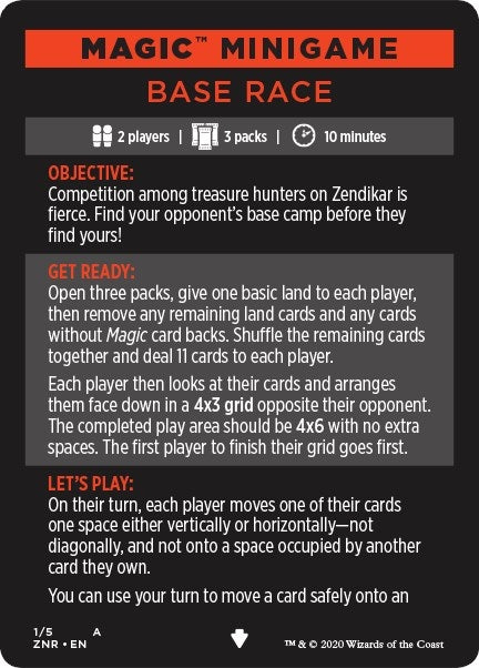 Image for Magic Minigame: Base Race (1) [Zendikar Rising] - Magic: The Gathering