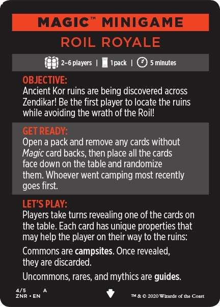 Image for Magic Minigame: Roil Royale (4) [Zendikar Rising] - Magic: The Gathering