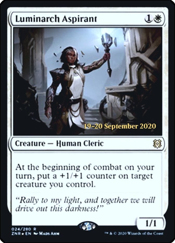 Image for Luminarch Aspirant (24) [Prerelease Cards] - Magic: The Gathering