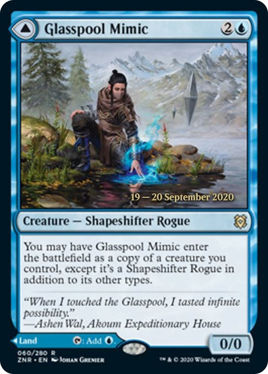 Image for Glasspool Mimic (60) [Prerelease Cards] - Magic: The Gathering