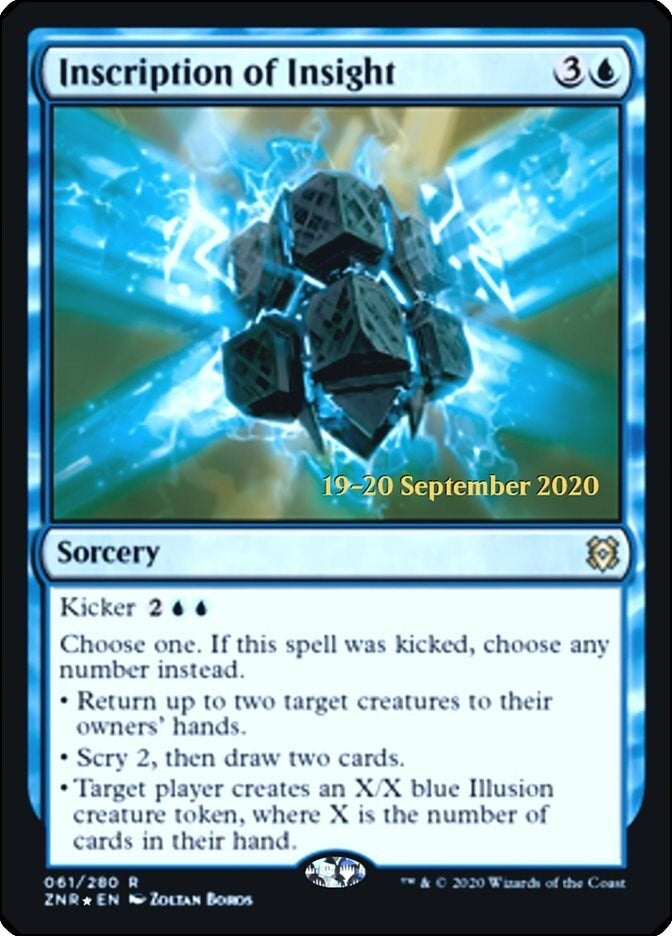 Image for Inscription of Insight (61) [Prerelease Cards] - Magic: The Gathering
