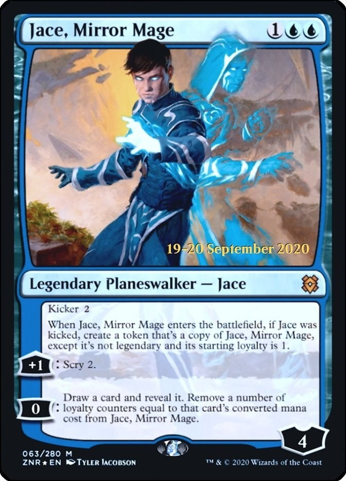 Image for Jace, Mirror Mage (63) [Prerelease Cards] - Magic: The Gathering