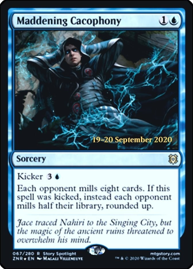 Image for Maddening Cacophony (67) [Prerelease Cards] - Magic: The Gathering