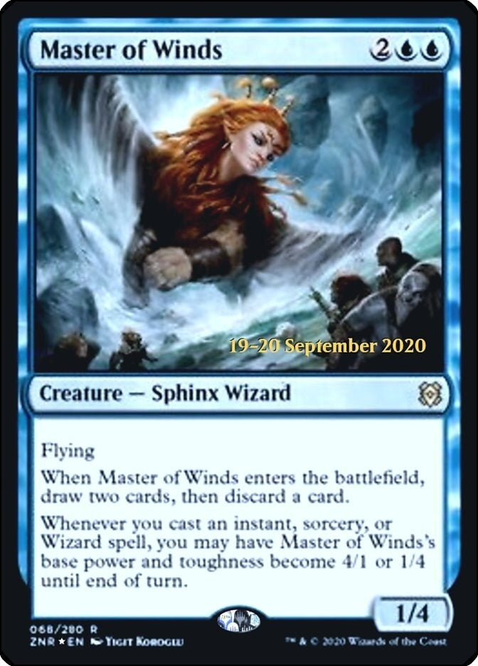 Image for Master of Winds (68) [Prerelease Cards] - Magic: The Gathering