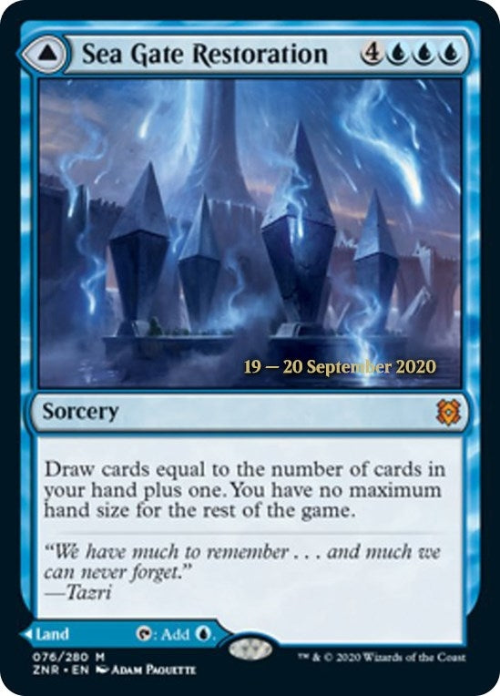 Image for Sea Gate Restoration (76) [Prerelease Cards] - Magic: The Gathering