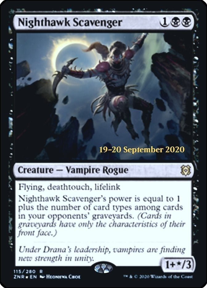 Image for Nighthawk Scavenger (115) [Prerelease Cards] - Magic: The Gathering