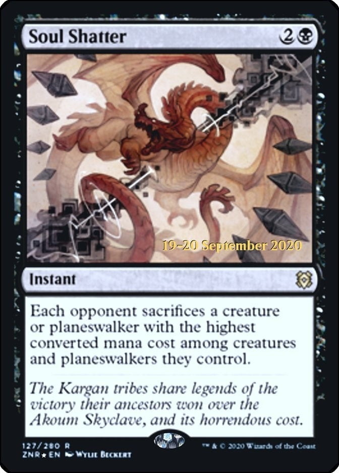 Image for Soul Shatter (127) [Prerelease Cards] - Magic: The Gathering
