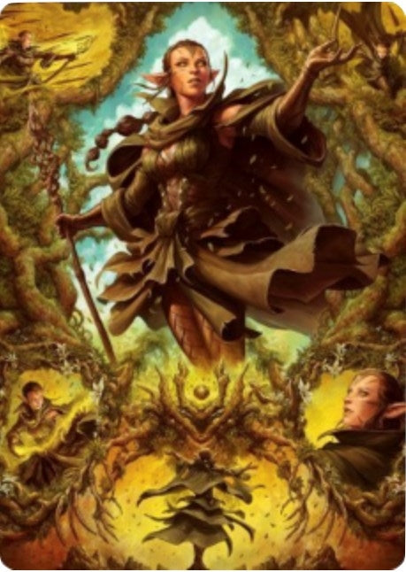 Image for Nissa of Shadowed Boughs Art Card (6/81) (6) [Zendikar Rising] - Magic: The Gathering