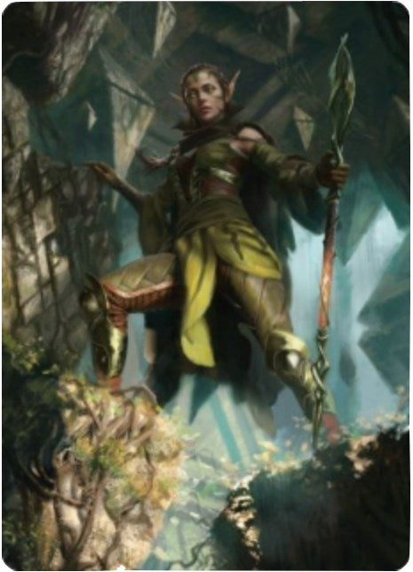 Image for Nissa of Shadowed Boughs Art Card (5/81) (5) [Zendikar Rising] - Magic: The Gathering