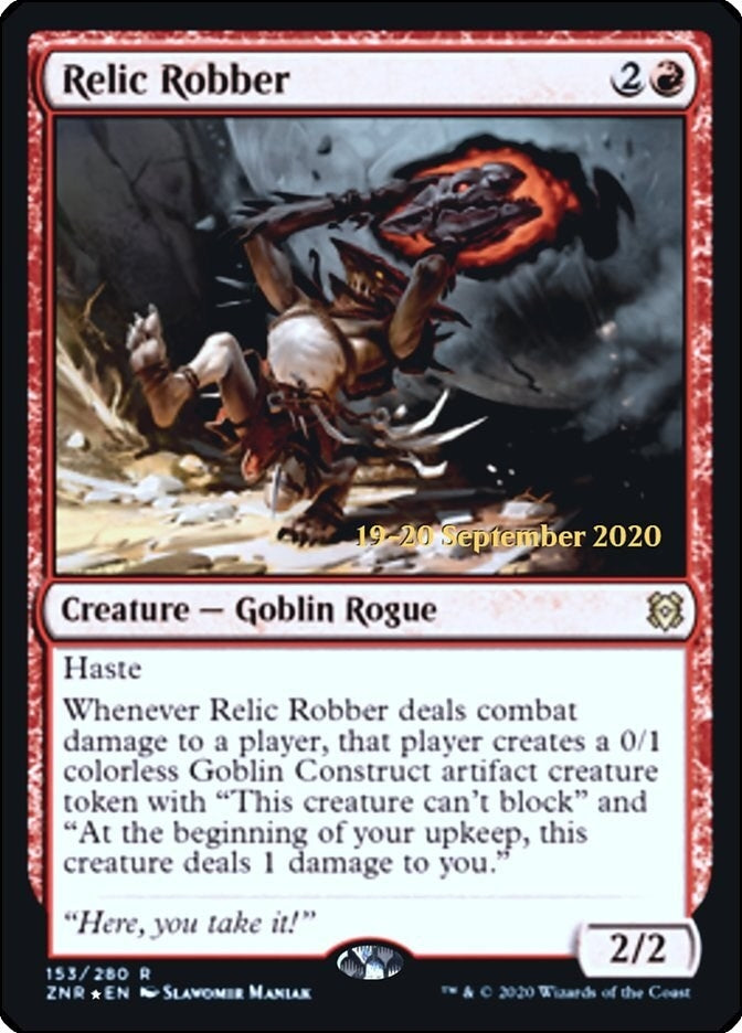 Image for Relic Robber (153) [Prerelease Cards] - Magic: The Gathering
