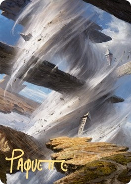 Plains Art Card (8/81) (Gold-Stamped Signature) (8) [Art Series: Zendikar Rising]
