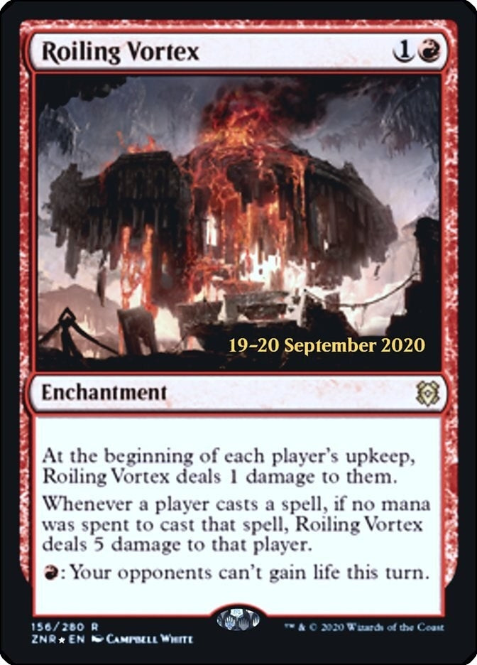 Image for Roiling Vortex (156) [Prerelease Cards] - Magic: The Gathering