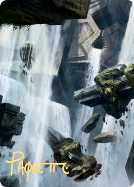 Image for Island Art Card (10/81) (Gold-Stamped Signature) (10) [Zendikar Rising] - Magic: The Gathering